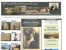 Tablet Screenshot of oldcanadaroad.org